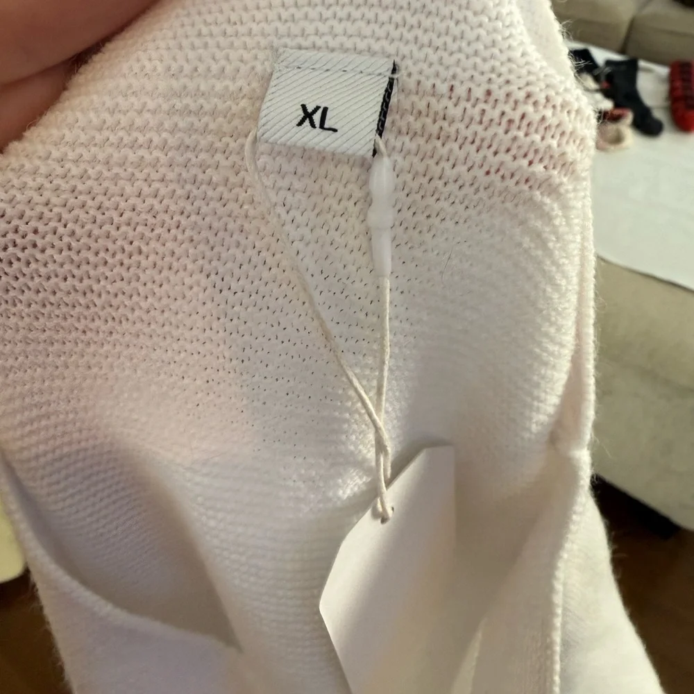 Elegant White Women's Sweater Dress new w tag - Picture 5 of 6